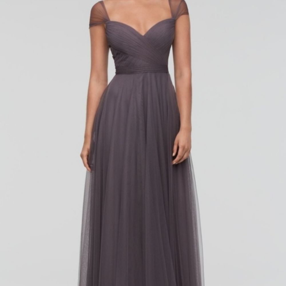 Watters & Watters 9361 Candy Bobbinet Sweetheart Neck Bridesmaid Dress NWT Sz6